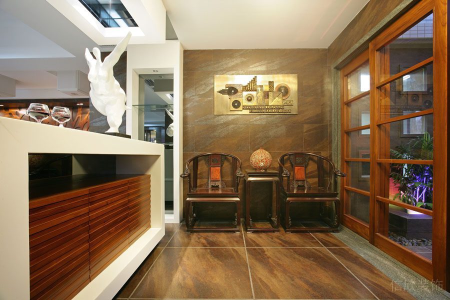 深圳福田麗景公司新中式風格辦公室裝修 深圳福田麗景公司新中式風格辦公室裝修