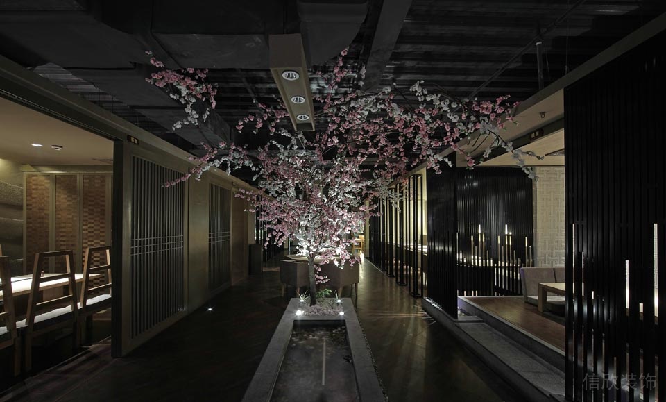 900平方日本料理店餐廳裝修 900平方日本料理店餐廳裝修