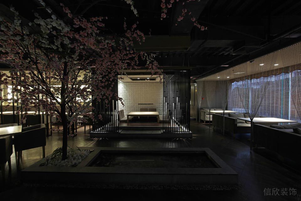 900平方日本料理店餐廳裝修 900平方日本料理店餐廳裝修