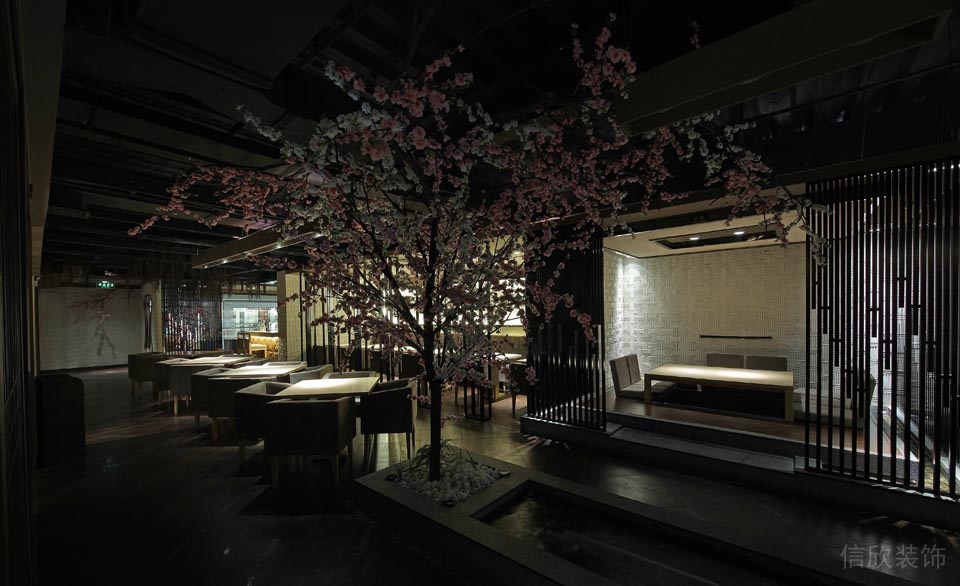 900平方日本料理店餐廳裝修 900平方日本料理店餐廳裝修