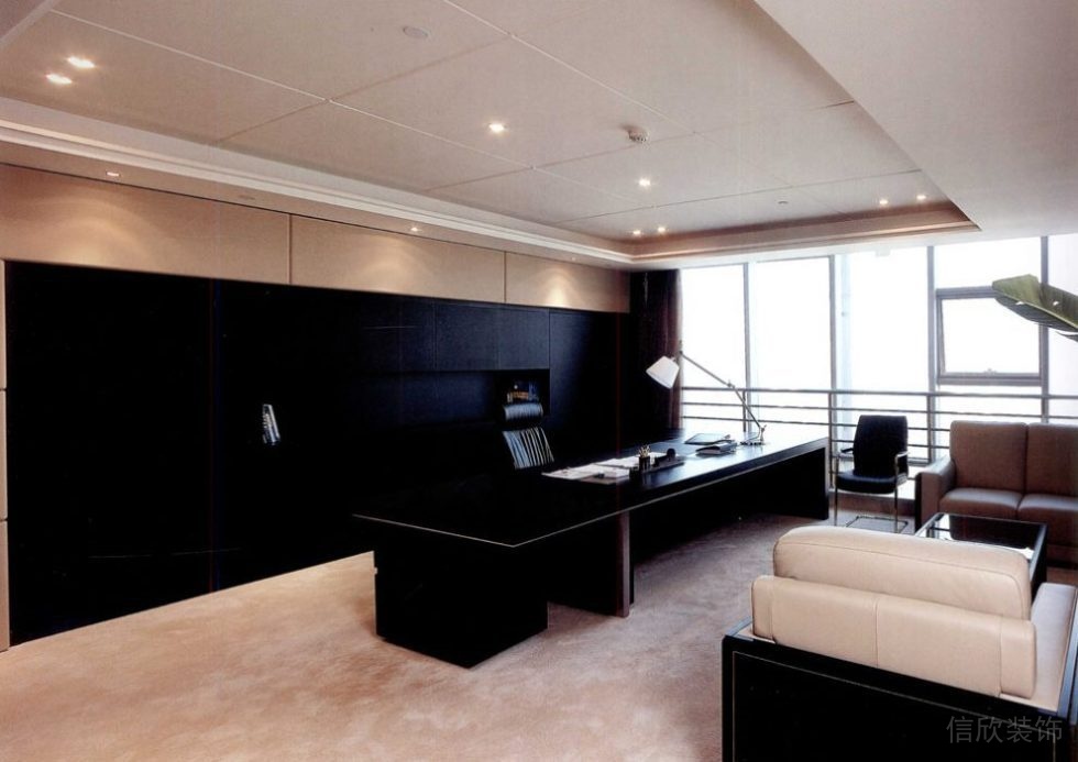 瑞新辦公室裝修-董事長(zhǎng)室