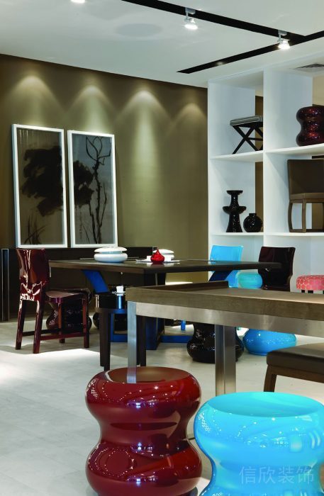 深圳南山鮮色調辦公室裝修 深圳南山鮮色調辦公室裝修