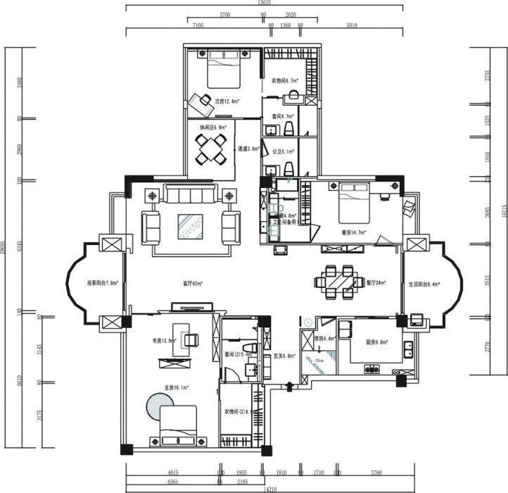 深圳福田深色調家居裝修 深圳福田深色調家居裝修