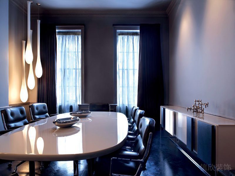 辦公室裝修橢圓形會(huì)議桌