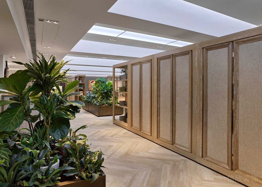 福田中心區(qū)辦公室裝修_過(guò)道