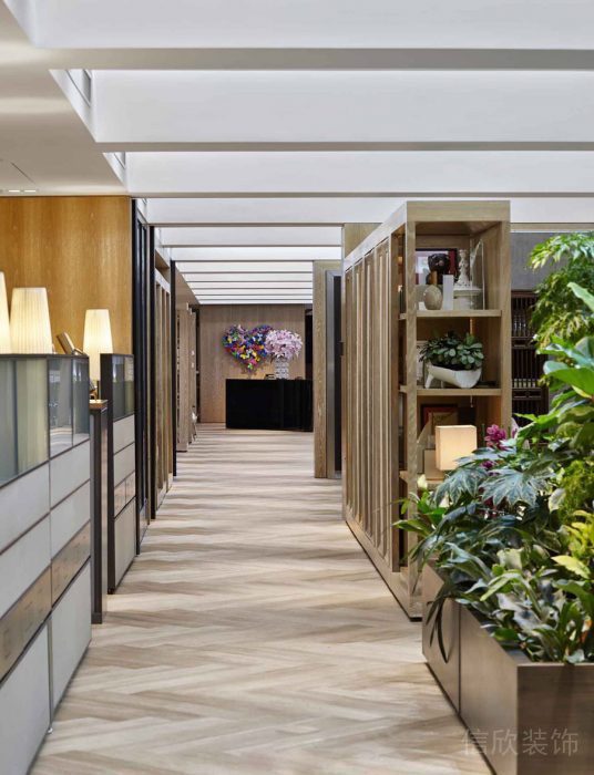 福田中心區(qū)辦公室裝修_過(guò)道3