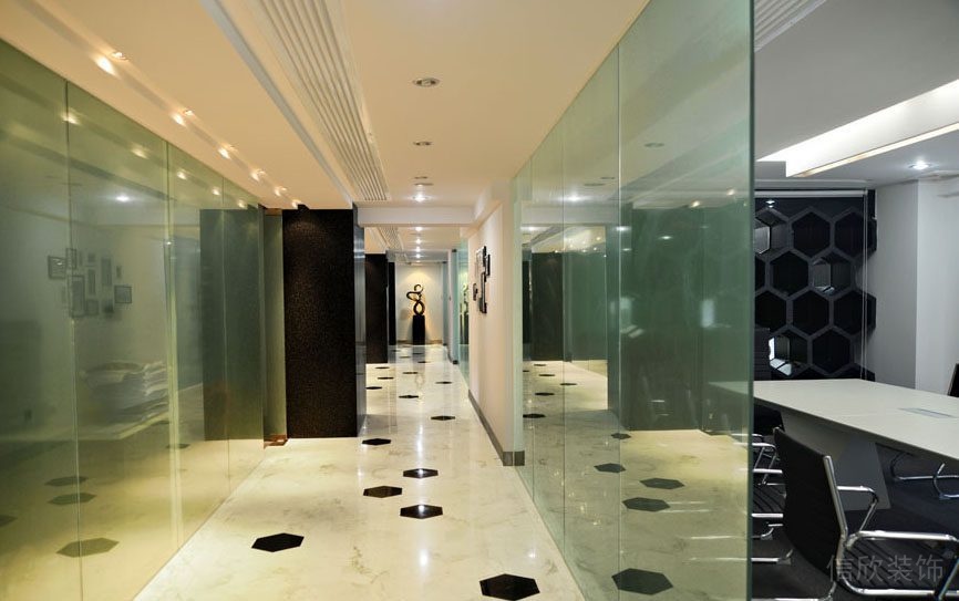 深圳南山科技園辦公室裝修_過(guò)道