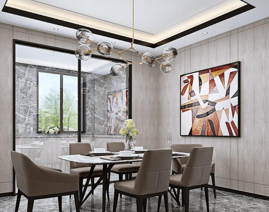 家居裝修設(shè)計(jì)龍崗坪山別墅餐廳