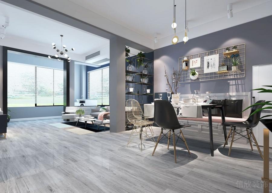 福田中心區(qū)現(xiàn)代簡約家居裝修