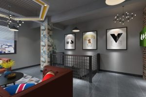 福田區(qū)福田工業(yè)風(fēng)格辦公室裝修設(shè)計-樓梯