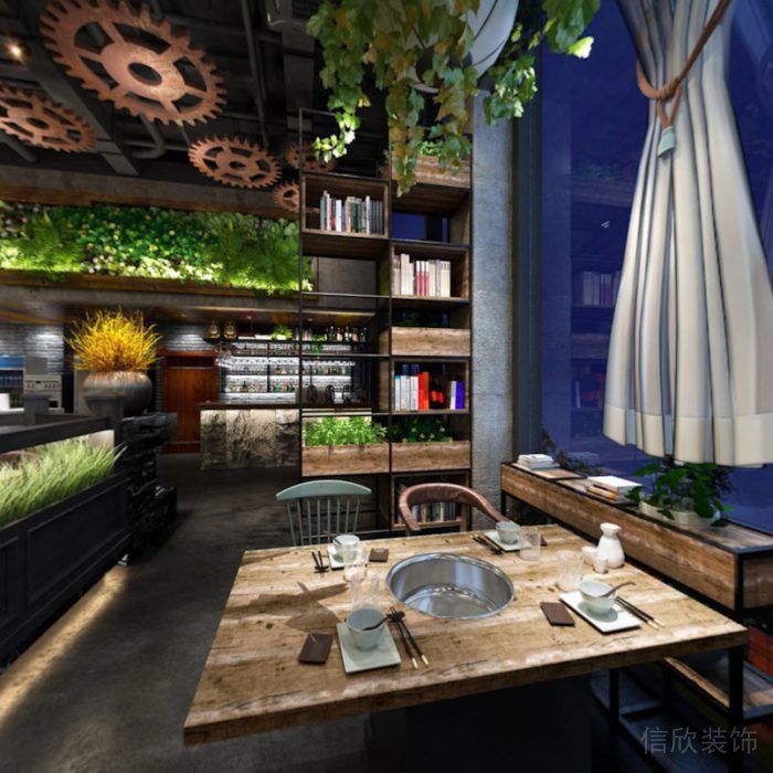 福田區餐飲裝修全景圖