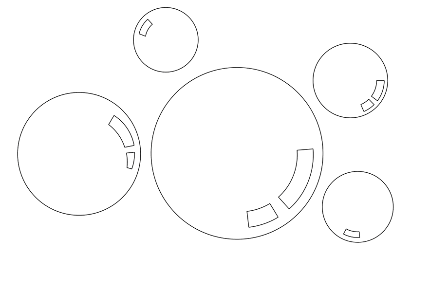 環(huán)形創(chuàng)意建筑學(xué)校平面圖