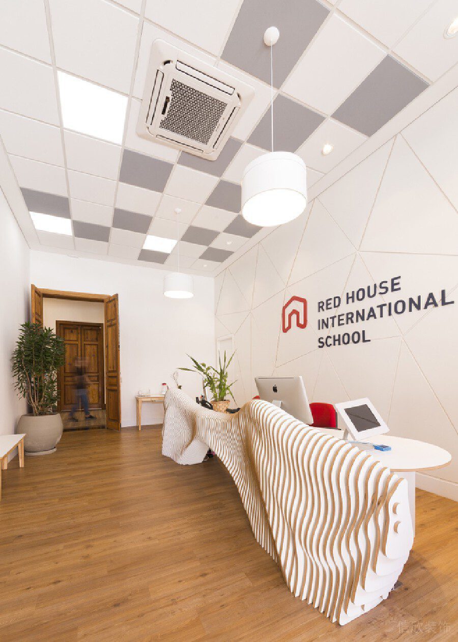 中央空調(diào)系統(tǒng)機(jī)構(gòu)設(shè)計(jì)實(shí)木前臺(tái)大廳接待處裝修效果圖