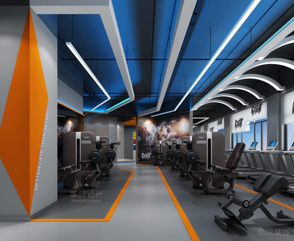 創新健身房設計_有氧器械區 創新健身房設計_有氧器械區