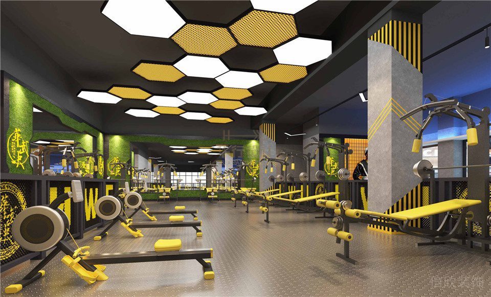 華武決朝陽店健身房設(shè)計(jì)_重量區(qū) 華武決朝陽店健身房設(shè)計(jì)_重量區(qū)
