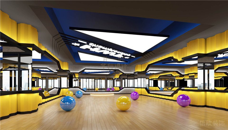 華武決朝陽店健身房設(shè)計(jì)_操房 華武決朝陽店健身房設(shè)計(jì)_操房