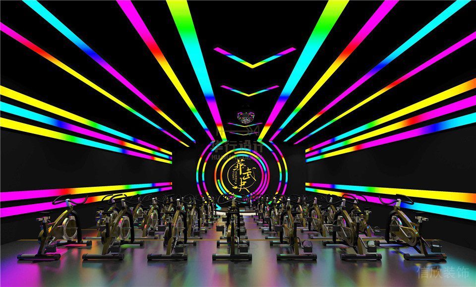 華武決朝陽店健身房設(shè)計(jì)_動感單車 華武決朝陽店健身房設(shè)計(jì)_動感單車
