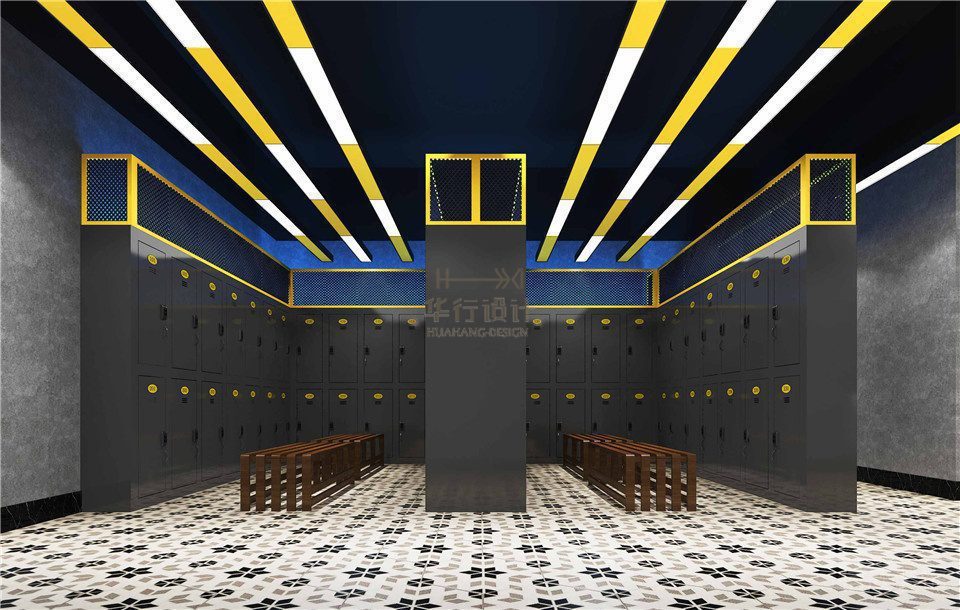 華武決朝陽店健身房設(shè)計(jì)_更衣室 華武決朝陽店健身房設(shè)計(jì)_更衣室