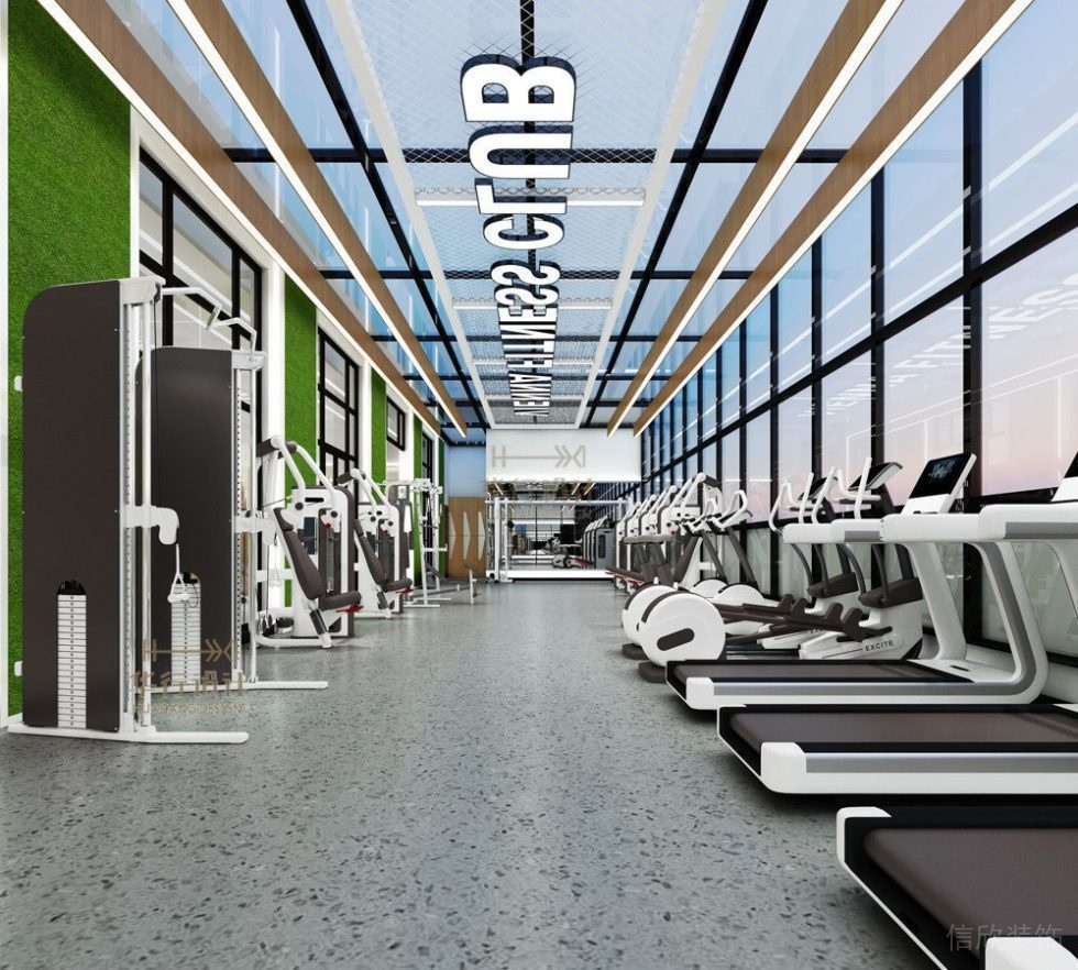 貴州維也納健身俱樂部裝修設計_運動區 貴州維也納健身俱樂部裝修設計_運動區