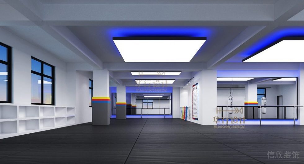 華武道清遠(yuǎn)健身房裝修設(shè)計(jì)_運(yùn)動(dòng)區(qū) 華武道清遠(yuǎn)健身房裝修設(shè)計(jì)_運(yùn)動(dòng)區(qū)