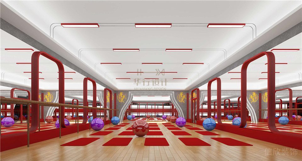華武決朝陽二店健身房設計-操房 華武決朝陽二店健身房設計-操房