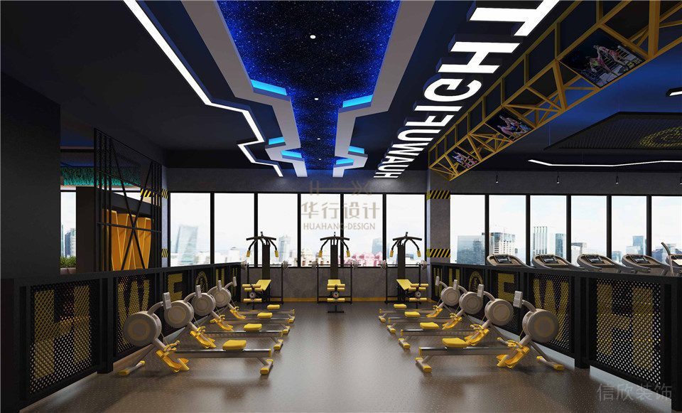 華武決鄭州健身房設(shè)計(jì)-重量區(qū) 華武決鄭州健身房設(shè)計(jì)-重量區(qū)