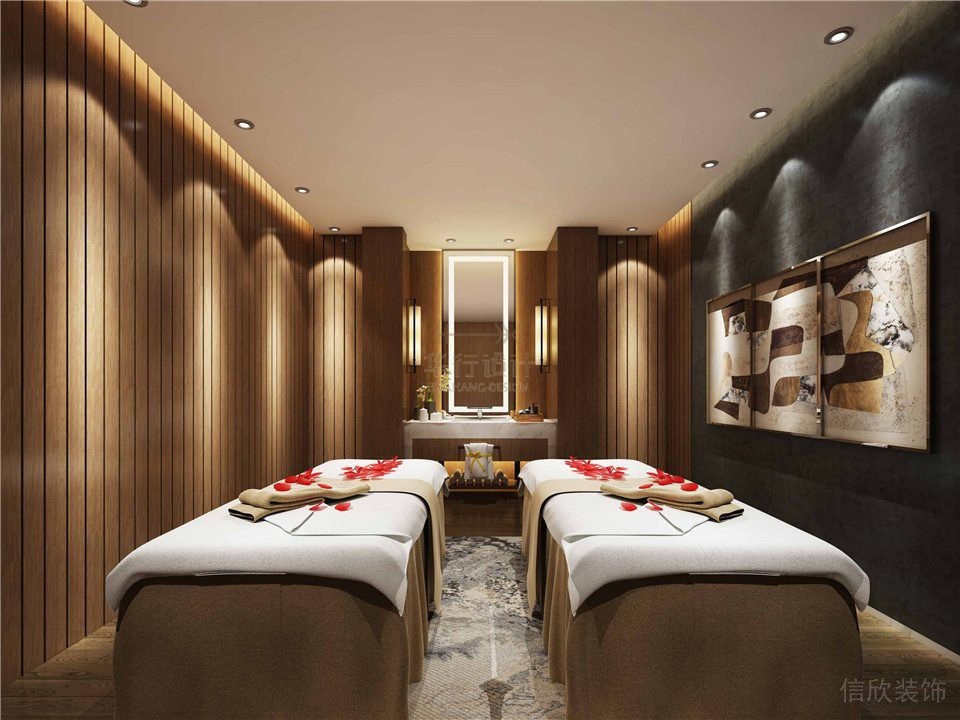 酒店健身會所裝修設計-按摩室 酒店健身會所裝修設計-按摩室