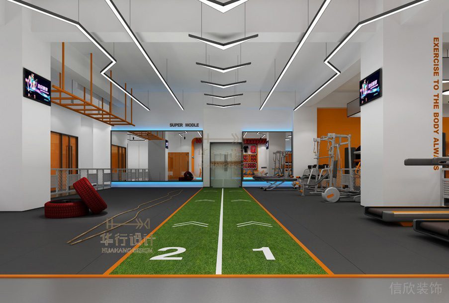 觀瀾超模健身俱樂(lè)部設(shè)計(jì)_體能器械區(qū) 觀瀾超模健身俱樂(lè)部設(shè)計(jì)_體能器械區(qū)