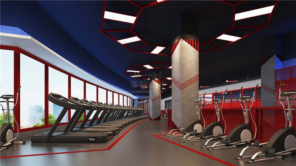 華武決朝陽二店健身房設計-跑步區 華武決朝陽二店健身房設計-跑步區