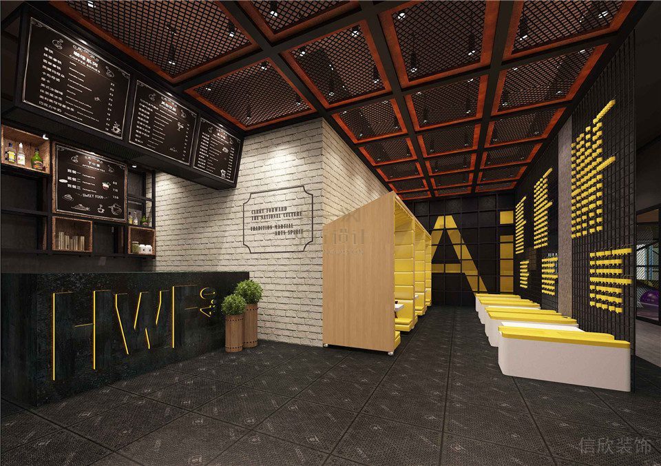 華武決東門店深圳健身房裝修設計_吧臺 華武決東門店深圳健身房裝修設計_吧臺