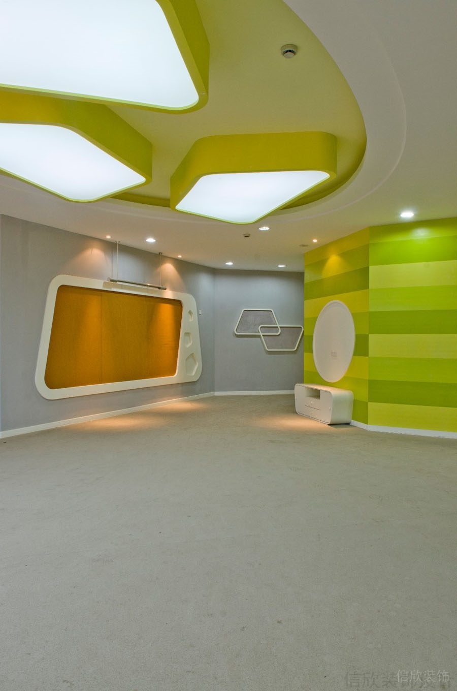 深圳格林幼兒園裝修設(shè)計_信欣幼兒園學(xué)校裝修設(shè)計