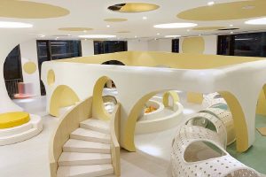 奶酪黃解題木質(zhì)安全設(shè)計(jì)兒童娛樂(lè)區(qū)波波池效果圖