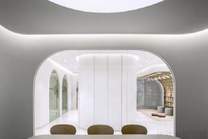 現(xiàn)代簡約風(fēng)會議室裝修高級灰設(shè)計效果圖