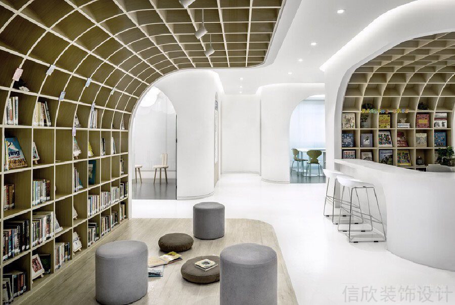 深圳書宇培訓學校裝修設計_信欣幼兒園學校裝修設計