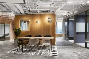現(xiàn)代簡(jiǎn)約多功能會(huì)議室工業(yè)風(fēng)效果圖