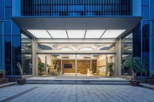 辦公樓裝修設(shè)計(jì)效果圖藍(lán)色簡(jiǎn)約現(xiàn)代設(shè)計(jì)效果