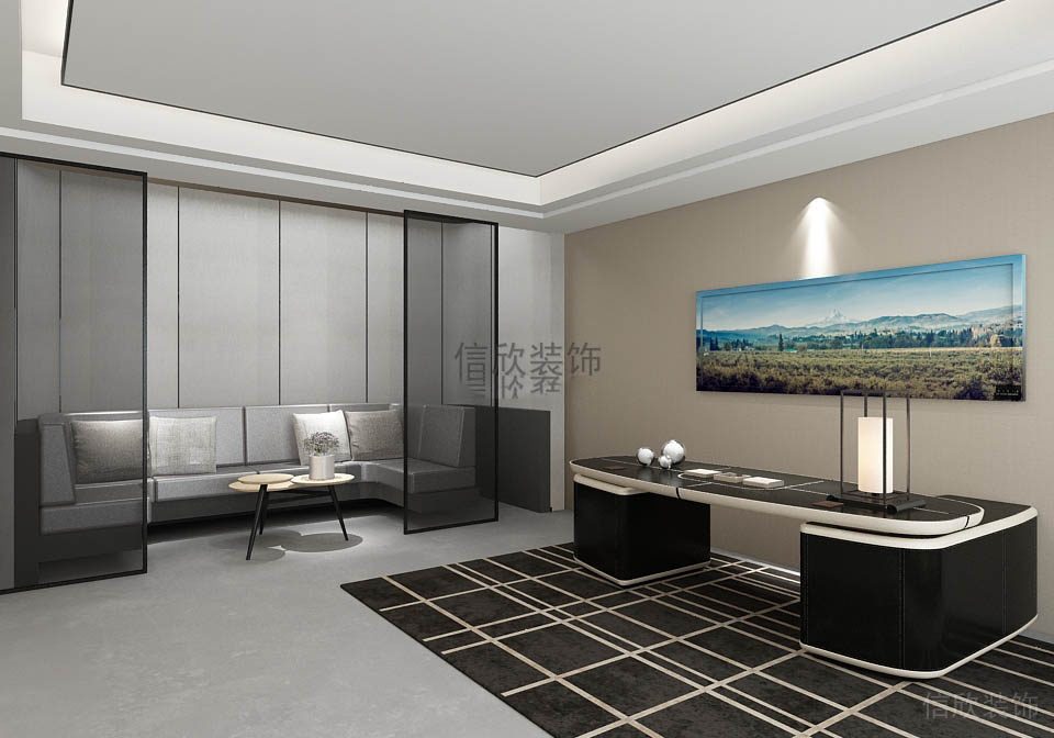 勤深公司廠房辦公室裝修經理室