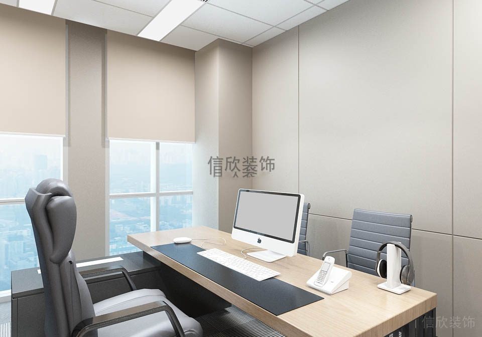 領(lǐng)導(dǎo)辦公室裝修設(shè)計(jì)簡約風(fēng)效果圖