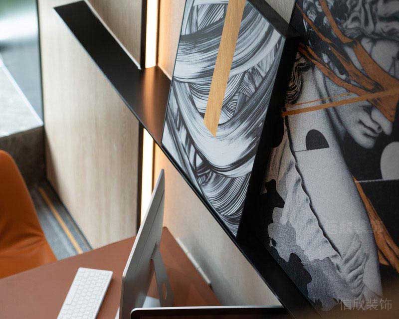 辦公室現(xiàn)代風(fēng)抽象藝術(shù)畫效果圖
