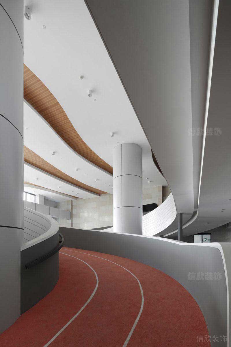 辦公室現(xiàn)代簡(jiǎn)約風(fēng)旋轉(zhuǎn)式樓梯效果圖