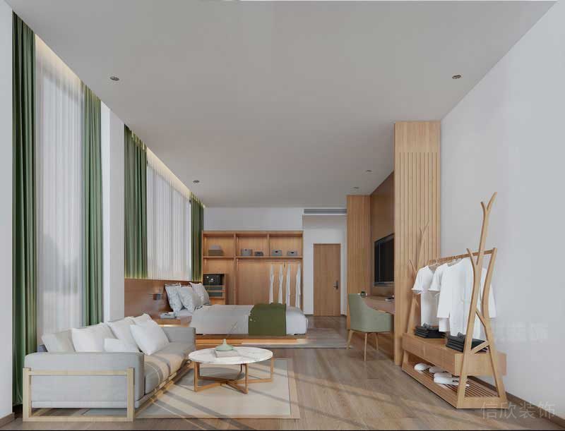 北歐風格酒店主題房