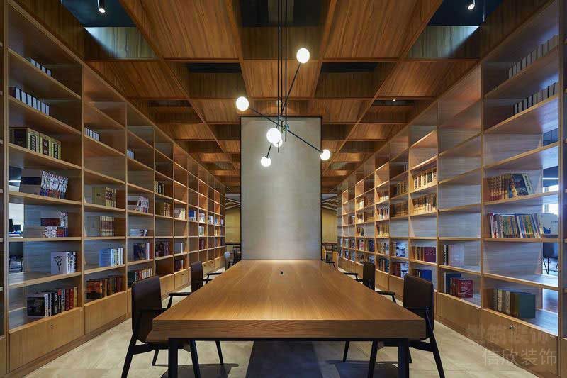 北歐工業風辦公室員工休閑閱覽室