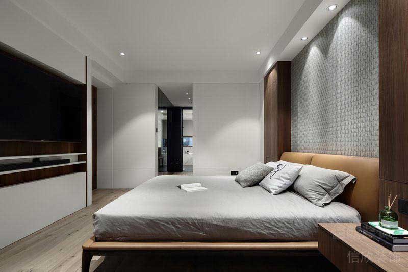 二手房改造現(xiàn)代簡(jiǎn)約風(fēng)臥室效果圖(1)