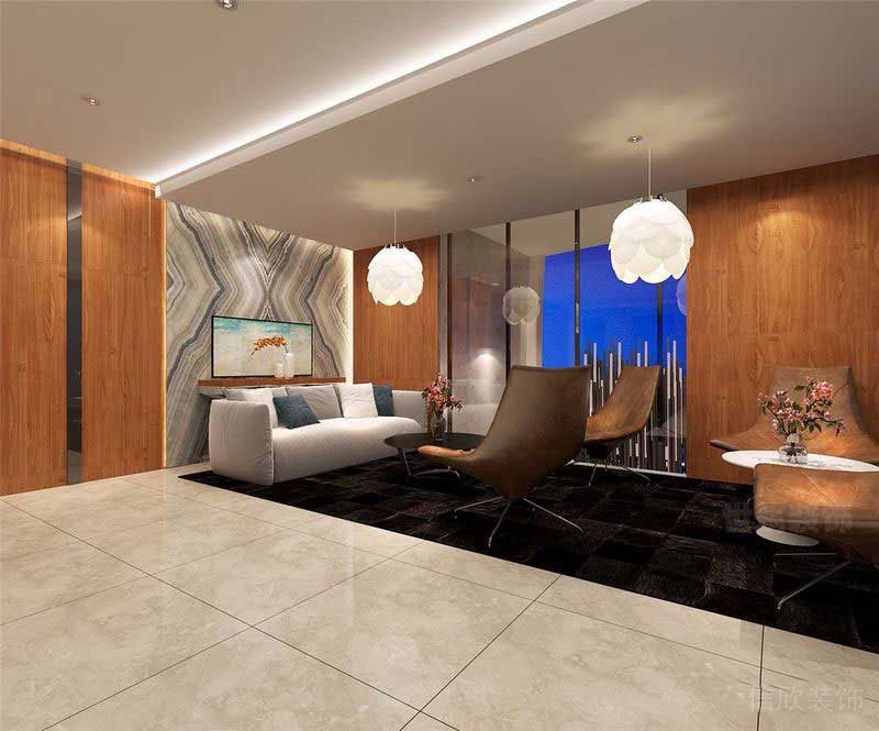 港式風(fēng)格辦公室接待區(qū)