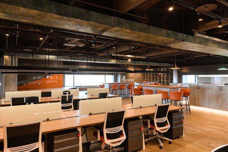 工業風辦公室效果