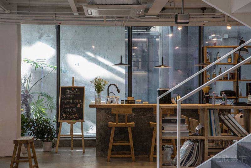 工業坊的吧臺設計效果