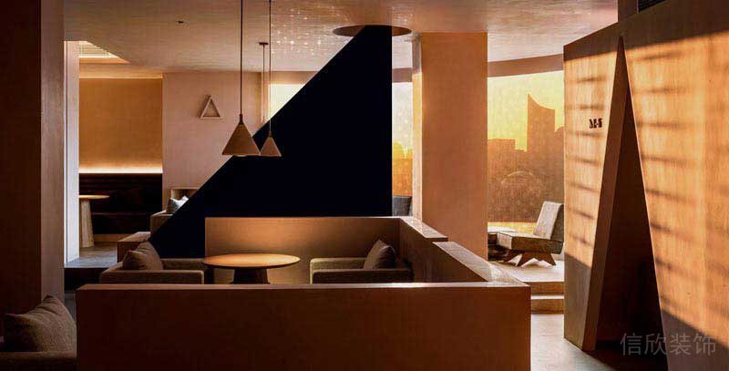 后現(xiàn)代餐飲空間卡座