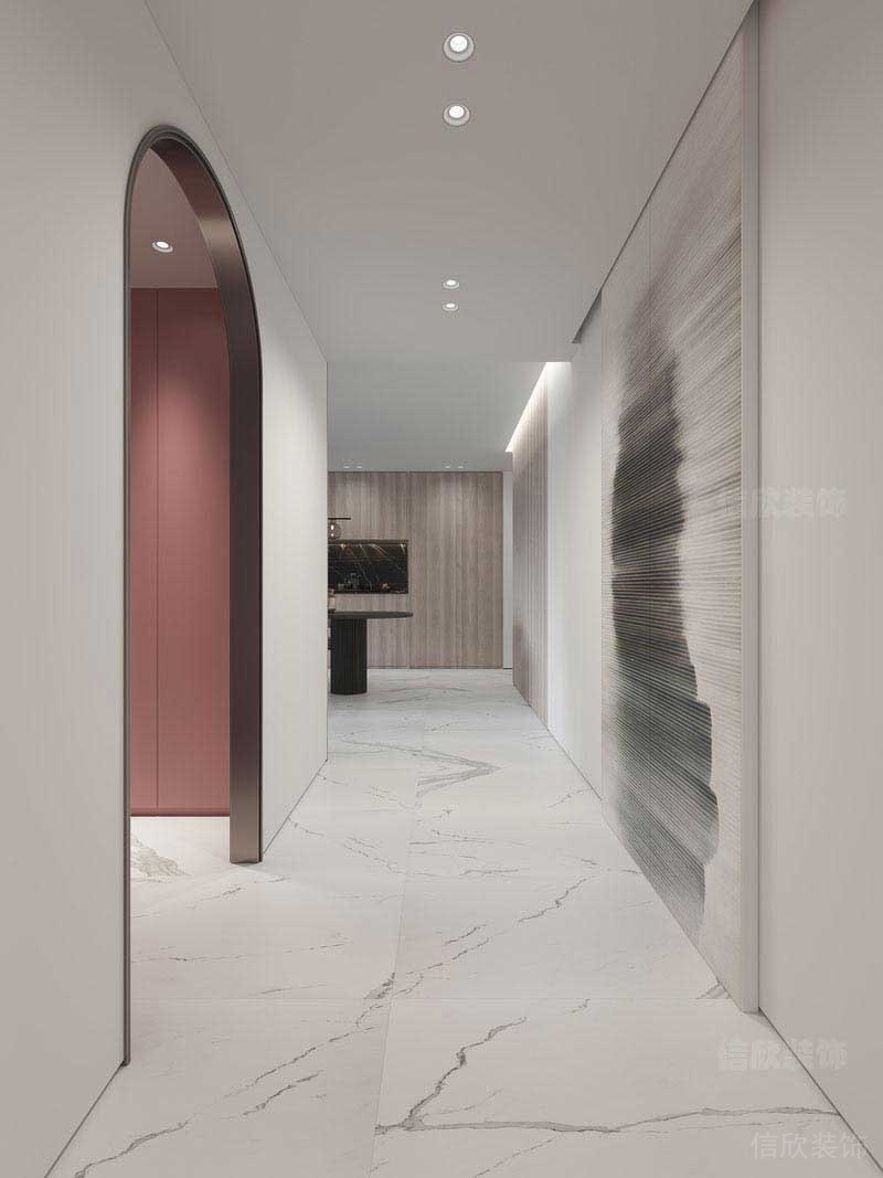 后現(xiàn)代簡約風格辦公室過道