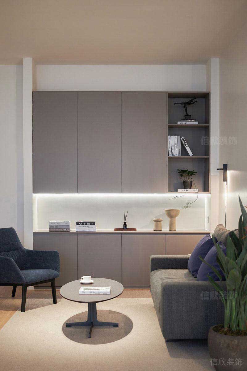 極簡風(fēng)格辦公室休閑區(qū)