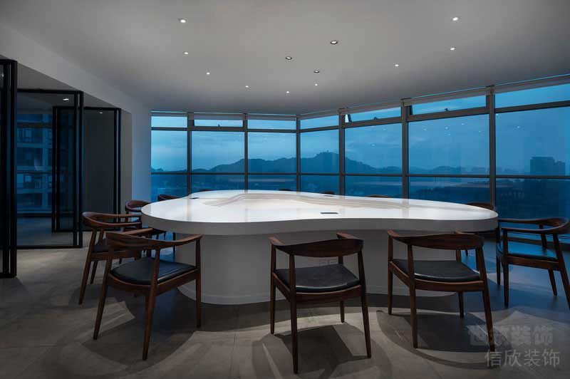 極簡風(fēng)格辦公室招待區(qū)餐廳